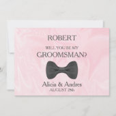 Bent u mijn Groomsman? Uitnodiging (Voorkant)