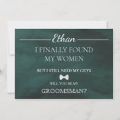 Bent u mijn Groomsman? Uitnodiging (Voorkant)