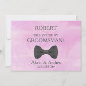 Bent u mijn Groomsman? Uitnodiging (Voorkant)