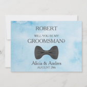 Bent u mijn Groomsman? Uitnodiging (Voorkant)