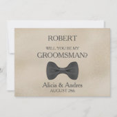 Bent u mijn Groomsman? Uitnodiging (Voorkant)