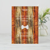 Bent u mijn Groomsman? Uitnodiging (Staand voorkant)