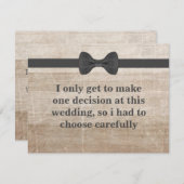 Bent u mijn Groomsman? Uitnodiging (Voorkant / Achterkant)