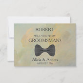 Bent u mijn Groomsman? Uitnodiging (Voorkant)