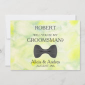 Bent u mijn Groomsman? Uitnodiging (Voorkant)
