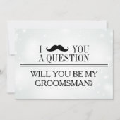 Bent u mijn Groomsman? Uitnodiging (Voorkant)