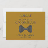 Bent u mijn Groomsman? Uitnodiging (Voorkant)