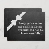 Bent u mijn Groomsman? Uitnodiging (Voorkant / Achterkant)