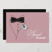 Bent u mijn Groomsman? Uitnodiging Kaarten (Voorkant / Achterkant)