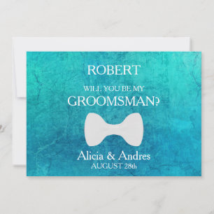 Bent u mijn Groomsman? Voorstel Kaart