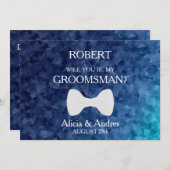 Bent u mijn Groomsman? Voorstel Kaart (Voorkant / Achterkant)