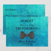Bent u mijn Groomsman? Voorstel Kaart (Voorkant / Achterkant)