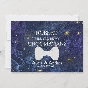 Bent u mijn Groomsman? Voorstel Kaart