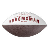 Bent u mijn GROOMSMAN Wedding Persoonlijke naam? American Football (Gedraaid 270)