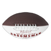 Bent u mijn GROOMSMAN Wedding Persoonlijke naam? American Football (Voorkant)