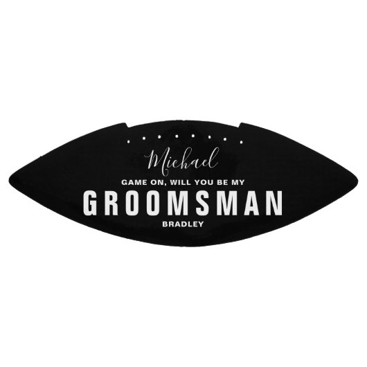 Bent u mijn GROOMSMAN Wedding Persoonlijke naam? American Football (Paneel)