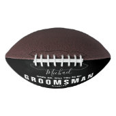 Bent u mijn GROOMSMAN Wedding Persoonlijke naam? American Football (Voorkant)