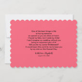 Bent u mijn Junior Bridesmaid? Modern Floral Kaart (Achterkant)