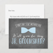 Bent u mijn Junior Groomsman? | Groomsmannen Kaart (Voorkant / Achterkant)