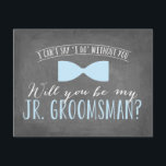 Bent u mijn Junior Groomsman? | Groomsmannen Kaart<br><div class="desc">Je hebt je vrouw gevonden,  maar je hebt nog steeds je jongens nodig. Stuur ze deze groomsmankaart.</div>