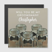 Bent u mijn Kaart voor het Groomsman-voorstel? (Voorkant / Achterkant)