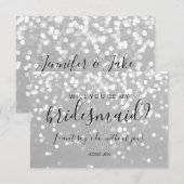 Bent u mijn kaartje voor het briefje - Zilver voor Kaart (Voorkant / Achterkant)