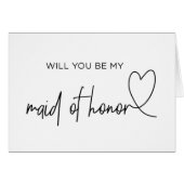 Bent u mijn Maid-id van het kaartje van het Honger (Voorkant Horizontaal)