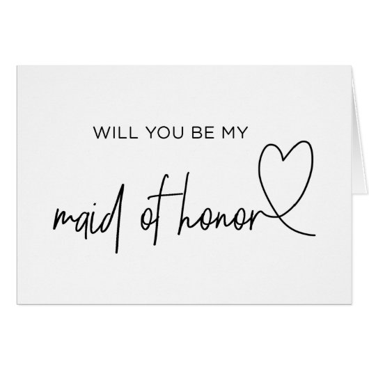 Bent u mijn Maid-id van het kaartje van het Honger (Voorkant Horizontaal)