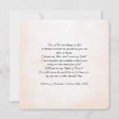 Bent u mijn Maid of Honor? Blush Pink Peonies Kaart (Achterkant)