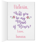 Bent u mijn Maid of Honor Card? (Binnen (Rechts))