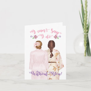 Bent u mijn Maid of Honor Card?
