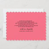 Bent u mijn Maid of Honor? Modern Floral Kaart (Achterkant)