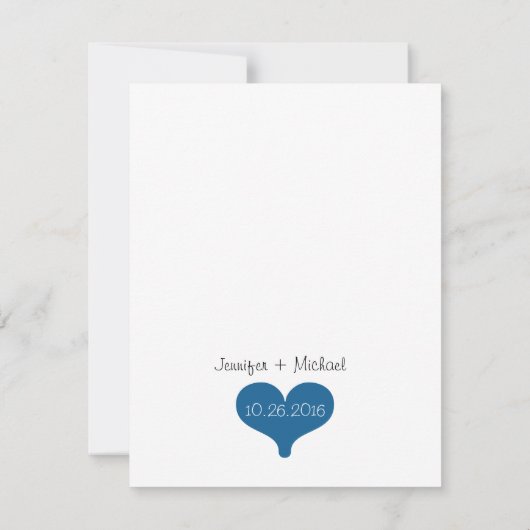 Bent u mijn Maid of Honor? Navy/Oranje gedicht Kaart (Achterkant)