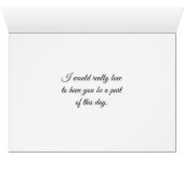 Bent u mijn Maid of Honor Personalized Card? (Binenzijde Horizontaal (Onderkant))