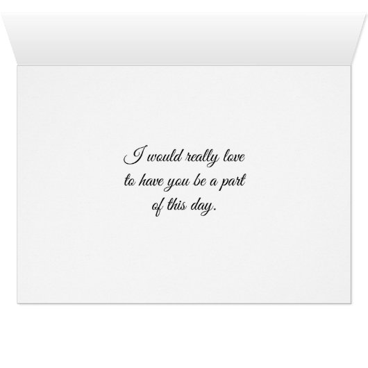 Bent u mijn Maid of Honor Personalized Card? (Binenzijde Horizontaal (Onderkant))