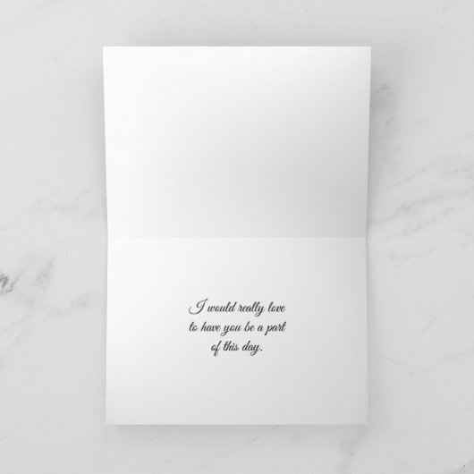 Bent u mijn Maid of Honor Personalized Card? (Binnen)