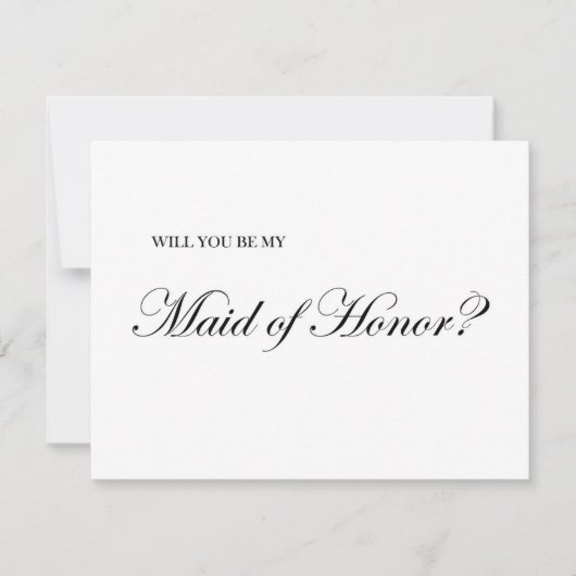 Bent u mijn Maid of Honor proposal card? Kaart (Voorkant)
