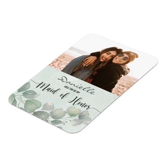 Bent u mijn Maid of Honor Sage green? Magneet (Linkerzijde)