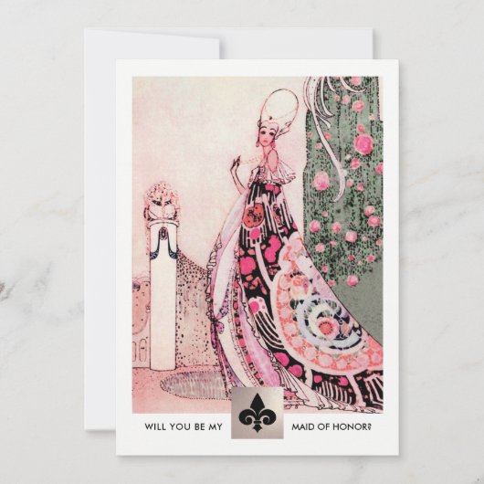 Bent u mijn Maid of Honor? Uitnodiging Kaarten (Voorkant)