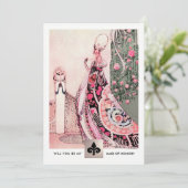 Bent u mijn Maid of Honor? Uitnodiging Kaarten (Staand voorkant)