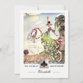 Bent u mijn Maid of Honor? Uitnodiging Kaarten (Voorkant)