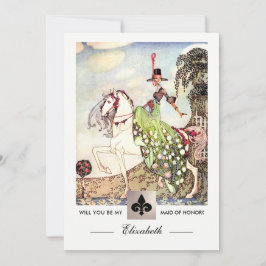 Bent u mijn Maid of Honor? Uitnodiging Kaarten