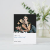 Bent u mijn Maid van de eervolle moderne foto? Kaart (Staand voorkant)