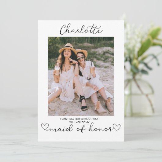 Bent u mijn Maid van een eerbetoon-fotovoorstel-ka (Staand voorkant)