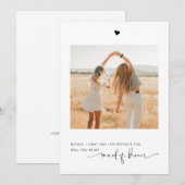 Bent u mijn Maid van een eerbetoon-fotovoorstel-ka Kaart (Voorkant / Achterkant)