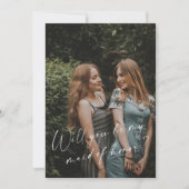 Bent u mijn Maid van een eerbetoon-fotovoorstel-ka Kaart (Voorkant)