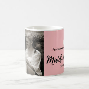 Bent u mijn Maid van Honor Cute Blush Foto? Koffiemok