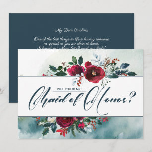 Bent u mijn Maid van Honor Dusty Blue?   Bourgogne Kaart
