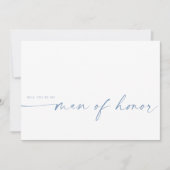 Bent u mijn Man van eer? | Dusty Blue (Voorkant)