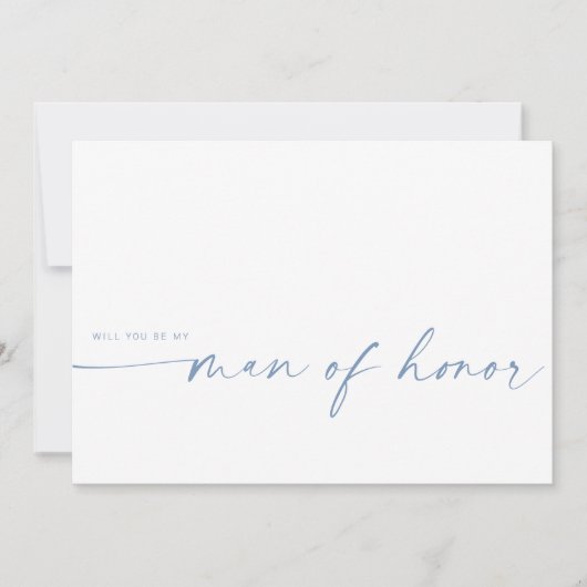 Bent u mijn Man van eer? | Dusty Blue (Voorkant)